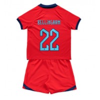 Camisa de time de futebol Inglaterra Jude Bellingham #22 Replicas 2º Equipamento Infantil Mundo 2022 Manga Curta (+ Calças curtas)